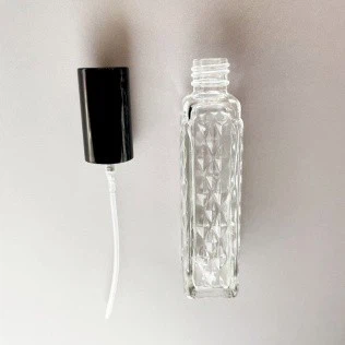 12.5ml Rhombus Pattern Square Perfume Bottle